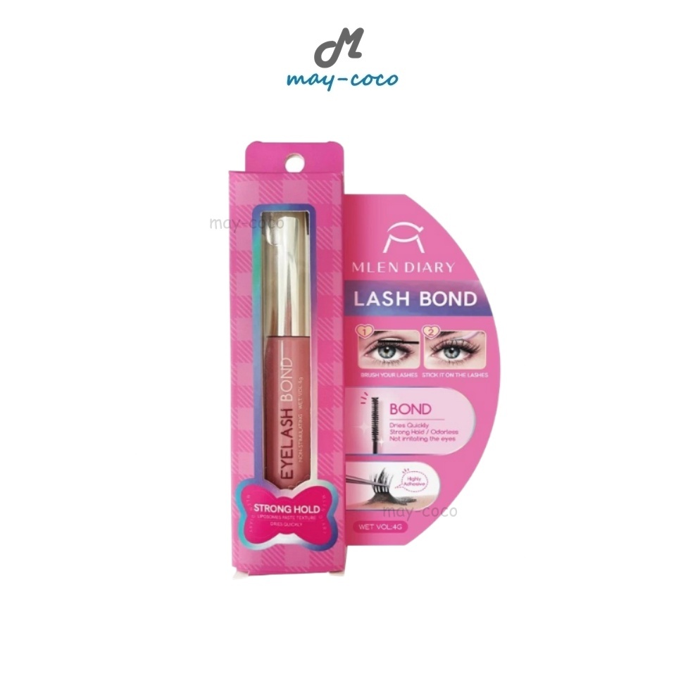 ถูก/แท้/มีไลฟ์ กาวติดขนตาปลอม MLEN DIARY Lash Bond เอ็มเลนไดอารี่ กาว กาวติดขนตา ขนตาปลอม ติดแน่น ติ