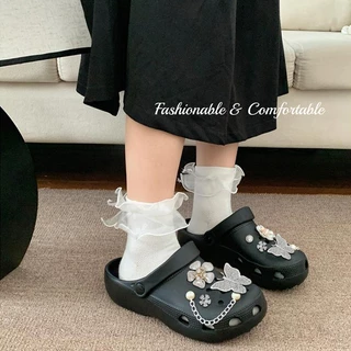 Luckkyshoes คุ้มราคา รองเท้าแตะแฟชั่น งานหัวโตทรงสวย พื้นยางนิ่ม อย่างดีมีลายนวดเท้าใส่สบายกระชับเท้าสวมใส่ได้ทุกโอกาส แ