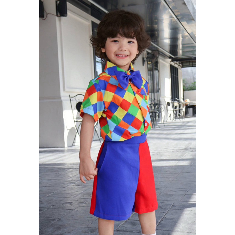 ชุดแหยมเด็ก แหยมชาย ชุดย้อนยุค ชุดงานวัด มะริงกิงกอง #nid - รูปที่ 2