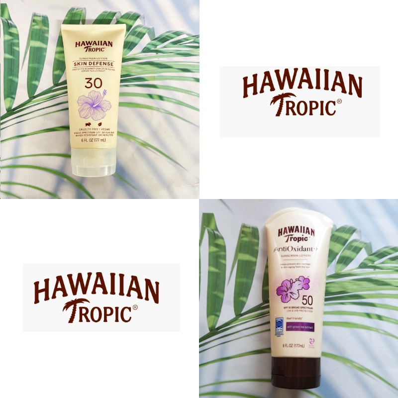 (Hawaiian Tropic®) AntiOxidant+ Sunscreen Lotion 177 ml โลชั่นกันแดด สำหรับผิวกาย เนื้อบางเบา และให้