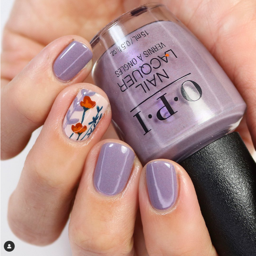 พร้อมส่ง OPI - Addio Bad Nails, Ciao Great Nails (MI10) ยาทาเล็บ สีม่วงอมเทาวิ้งๆ สวยเก๋ๆค่าา แท้ %