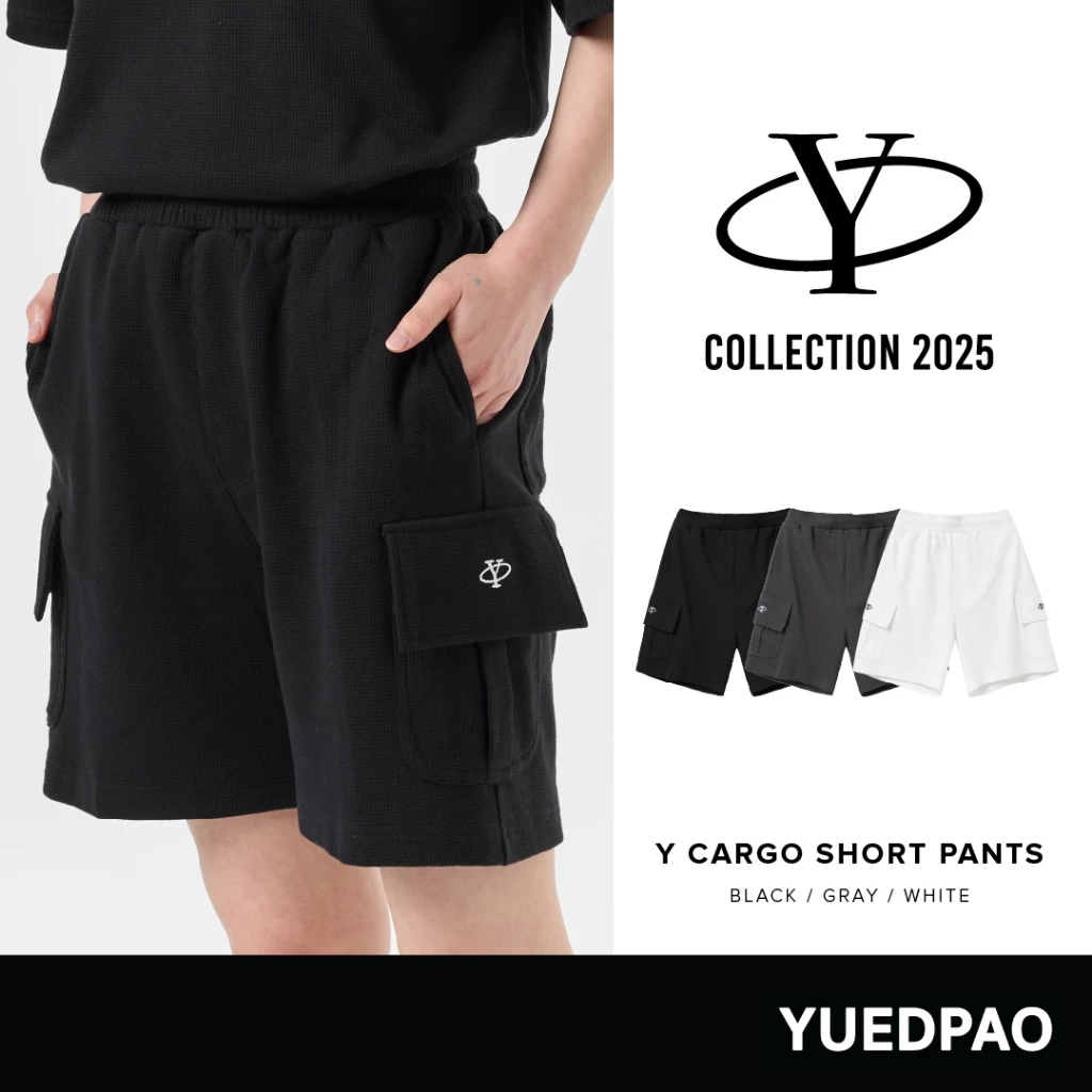 Yuedpao Cargo Short Pants Y Collection 2025 ผ้าหนาทรงสวย ยับยากรีดง่าย กางเกงขาสั้น ยืดเปล่า