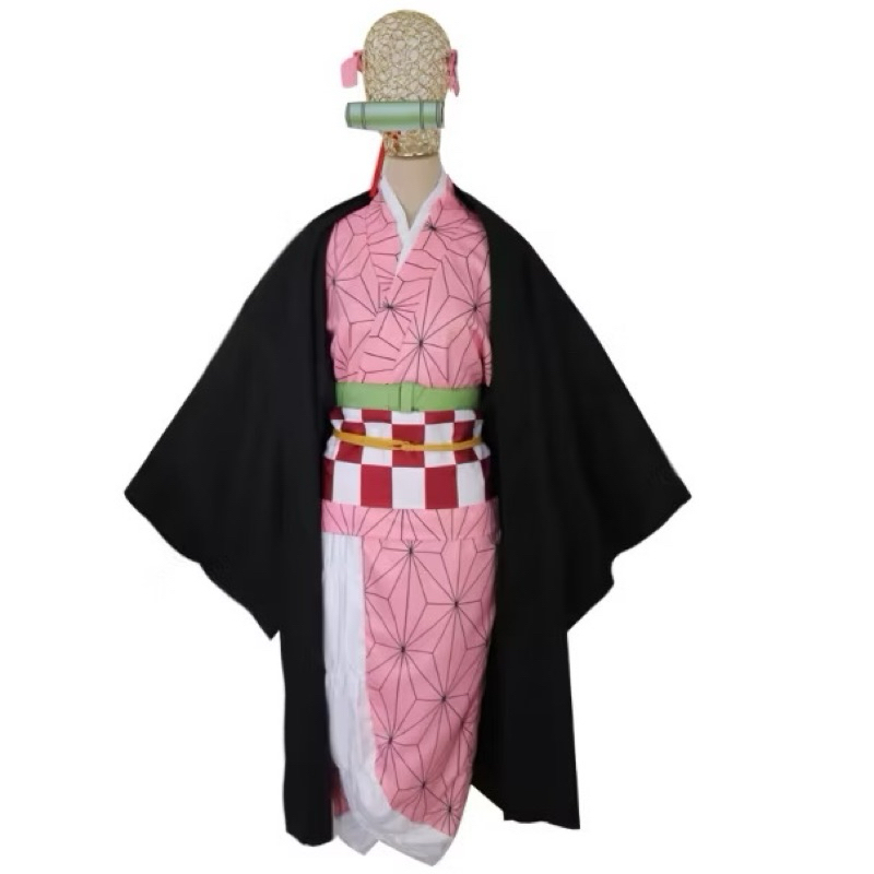 ชุดคอสเพลย์เนซึโกะ nezuko ชุดคอสเพลย์มือสอง
