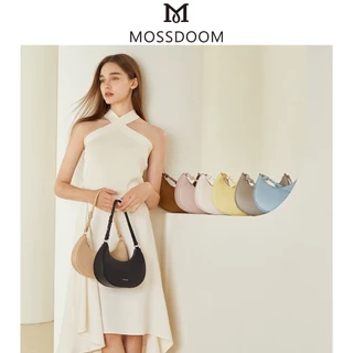 MOSSDOOM Kattie Bag กระเป๋าถือทรงพระจันทร์ กระเป๋าผู้หญิง ทรงสวย มีให้เลือกหลายสี เข้ากับทุกลุค