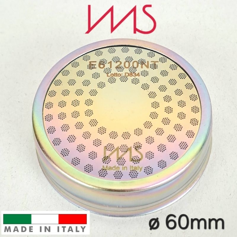 IMS E61 200 NT 60mm NANOTECH 522004 ตะแกรงกระจายน้ำหัวชง ตะแกรง WEGA EXPOBAR FAEMA SANREMO GRIMAC LA NUOVA ERA BEZZERA