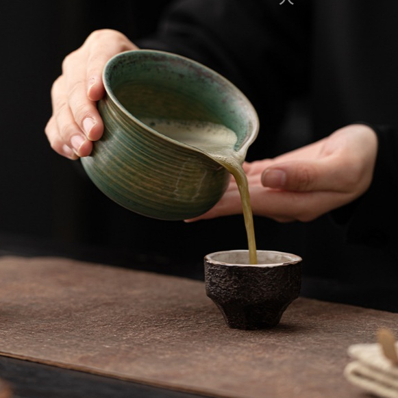 Matcha bowl 4ชิ้น ชามชงมัทฉะ ชามชงชา ถ้วยชงชามัทฉะ ญี่ปุ่น เซรามิค อุปกรณ์ชงมัทฉะญี่ปุ่น  300ml+ที่ใส่แปรงชา - รูปที่ 2