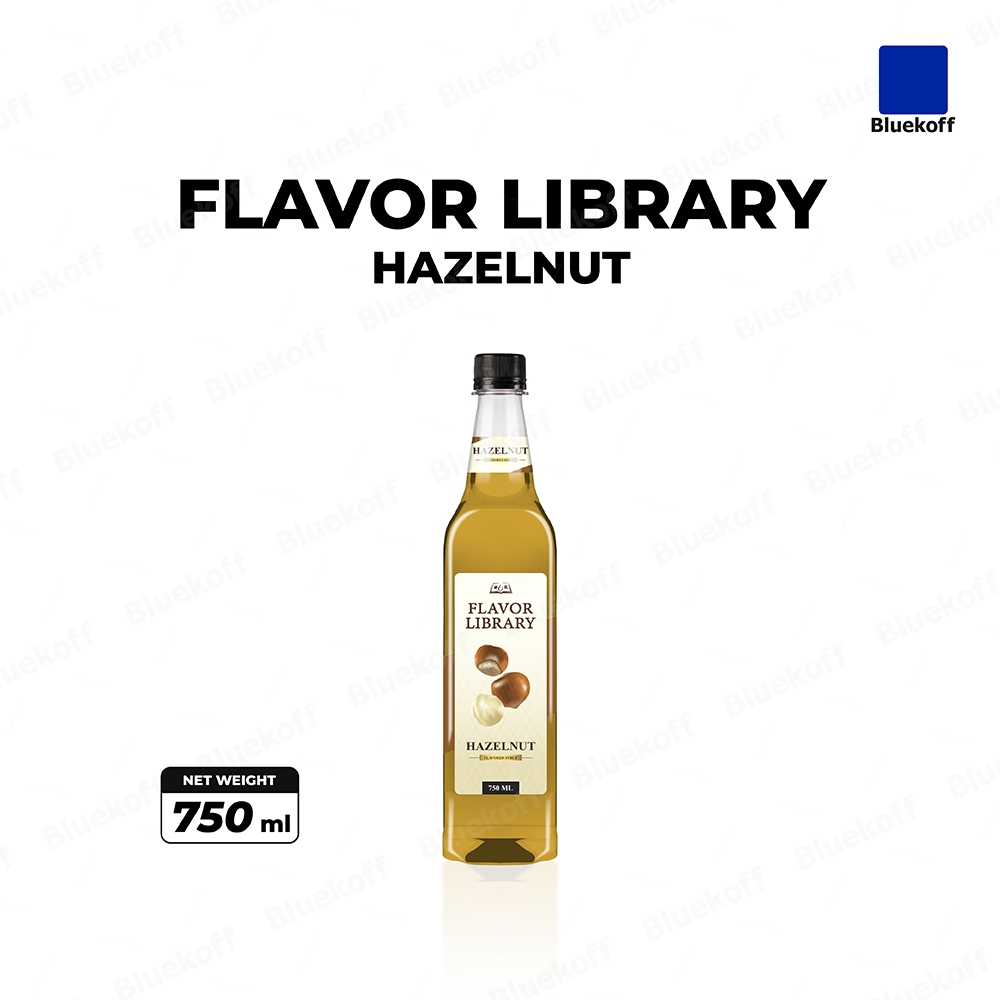 Bluekoff ไซรัป Flavor Library Hazelnut 750 ml.