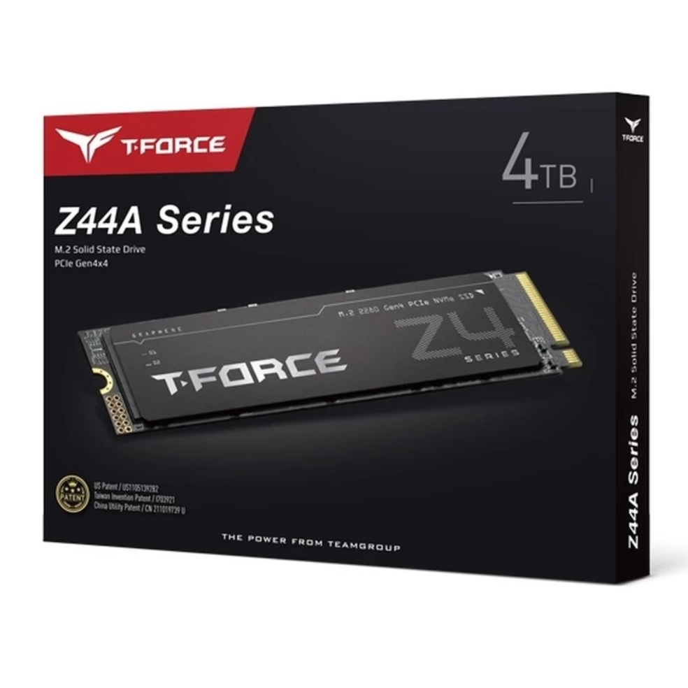 SSD (เอสเอสดี) Team T-Force Z44A 4TB (Upto 6900 MB/s) M.2 2280 Gen4x4 PCIe NVMe สินค้ามือ 1