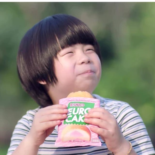 [ยกกล่อง 12 ชิ้น] ยูโร่เค้ก คัสตาร์ดเค้ก หลากรส เลือกรสชาติได้ พัฟเค้กสอดไส้ ขนาด 17กรัม