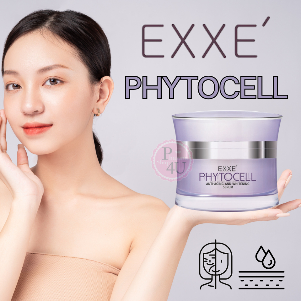 Exxe Phytocell anti-aging and whitening facial serum 30G เอ็กซ์เซ่ ไฟโตเซลล์ แอนตี้ เอจจิ้ง#6485
