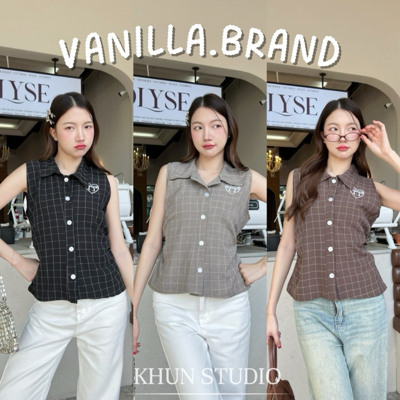 เสื้อแขนกุด มีสายผูกด้านหลัง -kn / VB0334