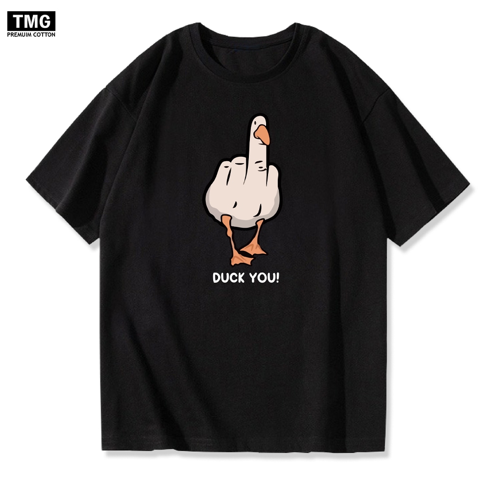 เสื้อยืดกวนๆ ลาย DUCK YOU เนื้อผ้า COTTON100% รูปที่ 3