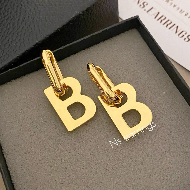 NS.EARRINGS | NS356 - B CHAIN EARRINGS