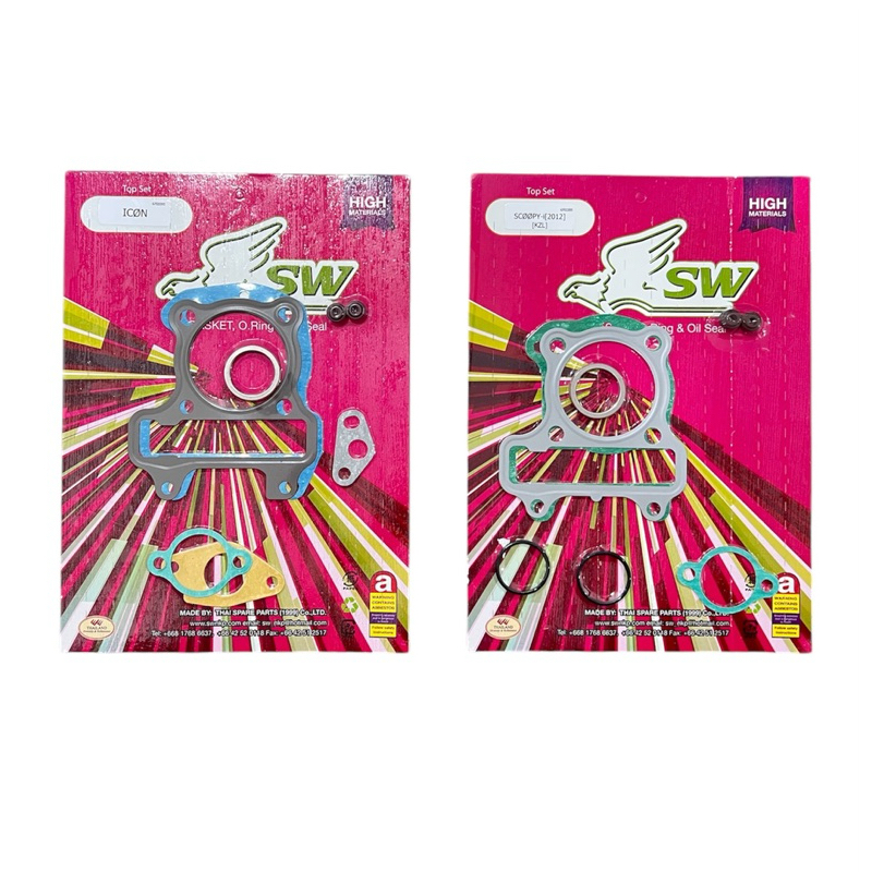 ปะเก็นชุดบน Icon, Scoopyi 2009-2011, Scoopyi 2012-2016 ปะเก็น Motorcycle มอเตอร์ไซค์