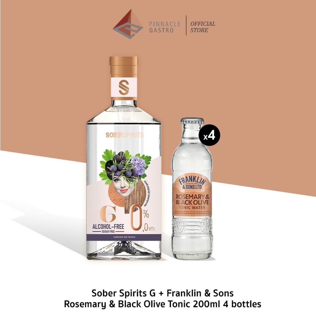Bold, herbaceous, and unapologetically unique (Sober Spirits mixed with Franklin & Sons)