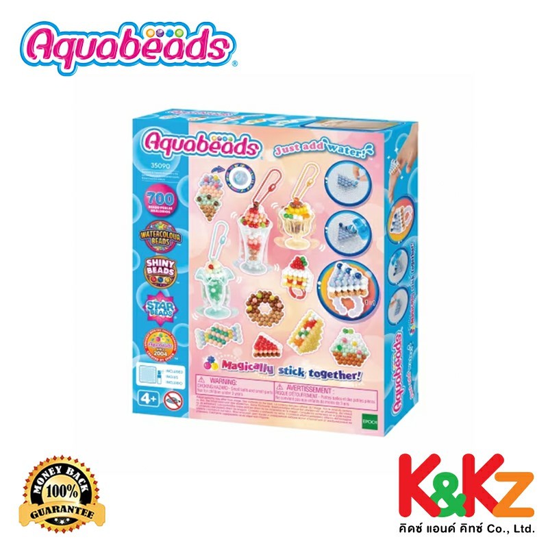 Aquabeads ลูกปัดสเปรย์น้ำ อควาบีท ชุดงานประดิษฐ์ลูกปัดขนมหวาน / Aquabeads Sweets Accessory Craft Kit  (ชุดพร้อมเล่น)