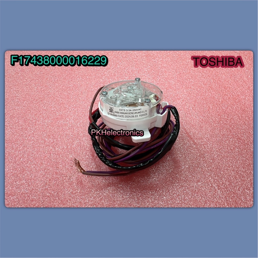 นาฬิกาปั่นแห้งเครื่องซักผ้า-โตชิบา-Timer Spinn-F17438000016229 ใช้กับรุ่น VH-J160WT, VH-L170MT, VH-L