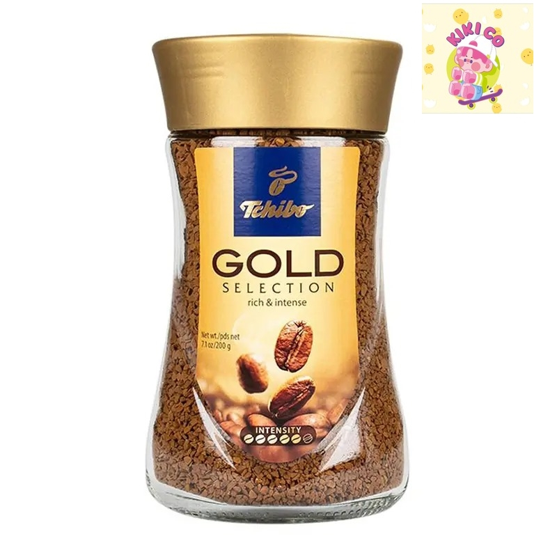Tchibo gold selection rich & intense ทชิโบ โกลด์ ซีเล็คชั่น กาแฟสำเร็จรูป 200 ก.
