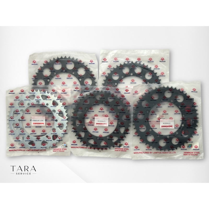 สเตอร์JOMTHAI  หลังเหล็กดำ/เงิน  KLX250/KLX230