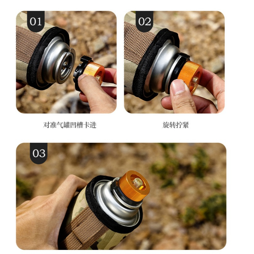 📣 พร้อมส่ง​📣Adapter หัวแปลงแก๊ส​กระป๋อง​ แก๊สซาลาเปา​ อะแดปเตอร์ - รูปที่ 6