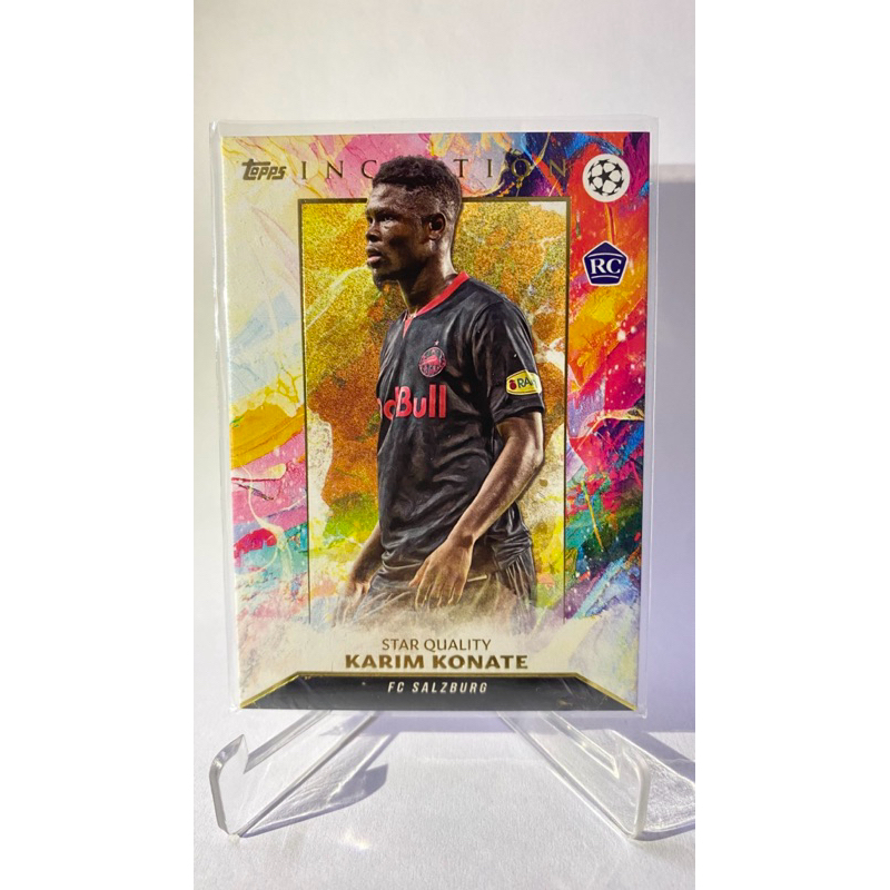 การ์ดนักฟุตบอล Karim Konate RC TOPPS INCEPTION STAR QUALITY FC SALZBURG 2024