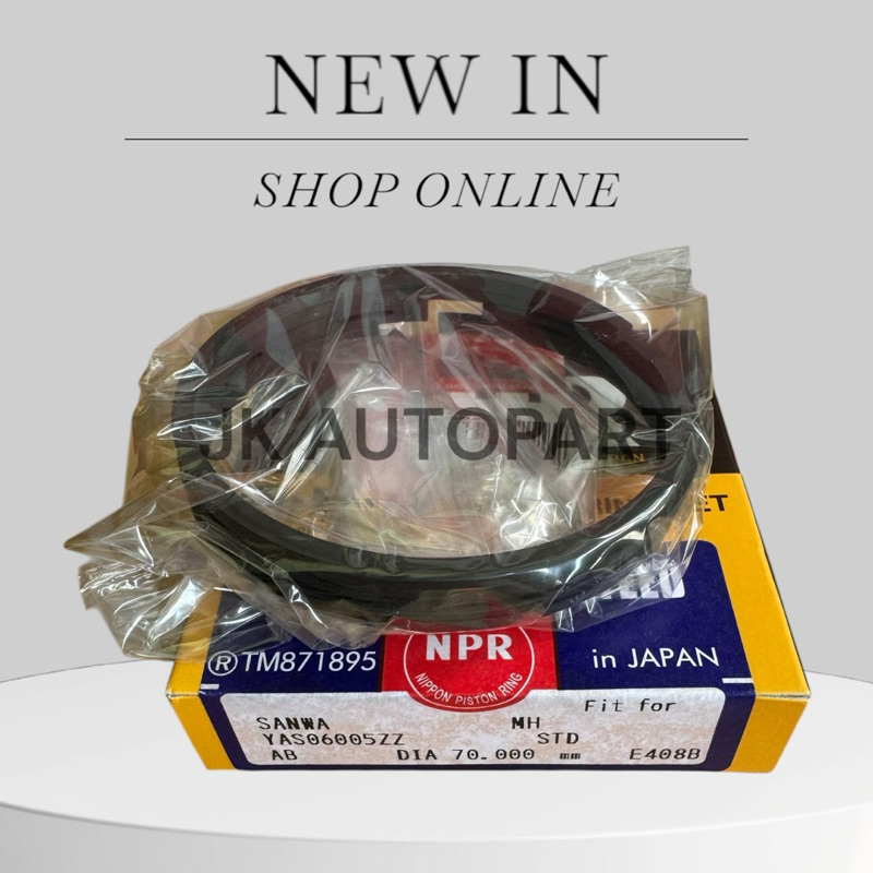 แหวนปั๊มลม HINO EH700 4แหวน 70มิล NPR YAS06005ZZ