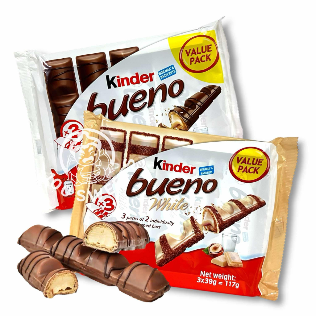 Kinder Bueno ช็อคโกแลตคินเดอร์ (แพค 3 ห่อ)