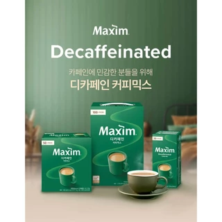 [ของแท้] 맥심디카페인 Maxim Decaffeinated Coffee (กาแฟ 3 in 1 สูตรไม่มีคาเฟอีน 20 ซอง) 236g