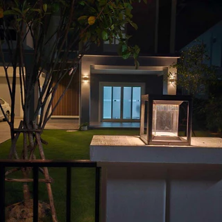 Solar Marky - Gate light ไฟหัวเสาโซล่าร์เซลล์ LED สำหรับติดตั้งหน้าบ้าน ภายในสวน ติดตั้งง่าย