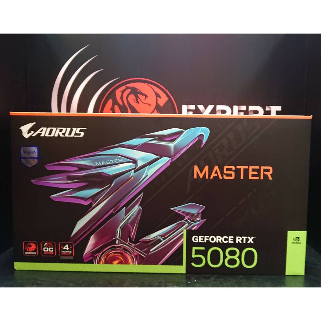 [สินค้าพร้อมจัดส่งในไทย] GIGABYTE AORUS RTX5080 MASTER 16GB GDDR7