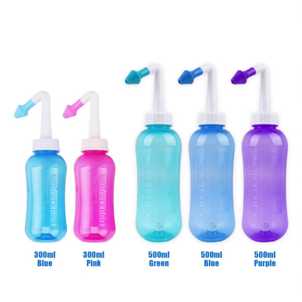 WATERPULSE NASAL ขวดล้างจมูก ที่ล้างจมูก เกลือล้างจมูก อย่างดี ใช้ได้ทั้งเด็กและผู้ใหญ่ (แพคเกจใหม่)