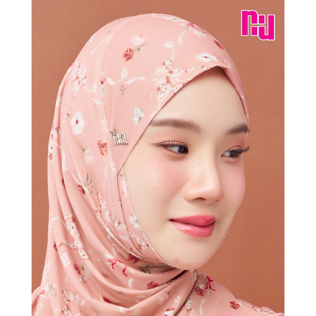 NUNUH GIFT ผ้าคลุมผมฮีญาบมุสลิมแบบสวมสำเร็จ ทรงตาลากง (TLK)