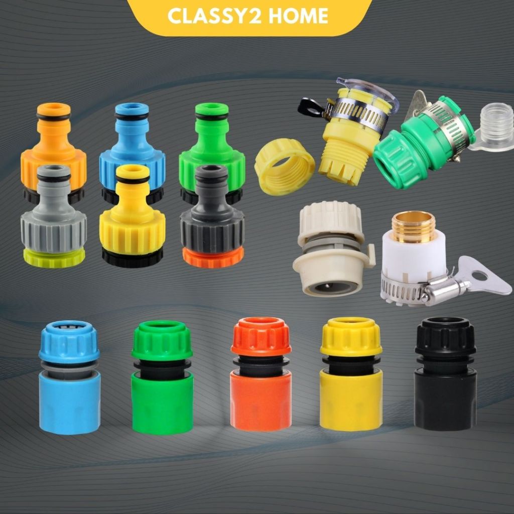 ข้อต่อสวมเร็ว ข้อต่อก๊อกน้ำ หัวต่อก๊อกน้ำ ข้อต่อสายยาง (CH-185)