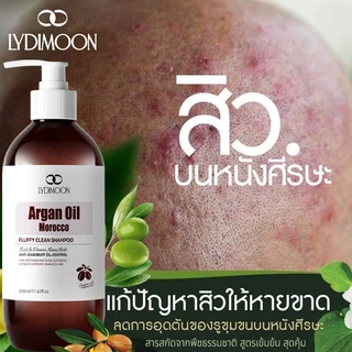 LYDIMOON แชมพูขจัดรังแค 500ml ยาสระผมลดรังแค ช่วยบรรเทาอาการคันหนังศีรษะ ทำความสะอาดหนังศีรษะ แชมพูรังแค