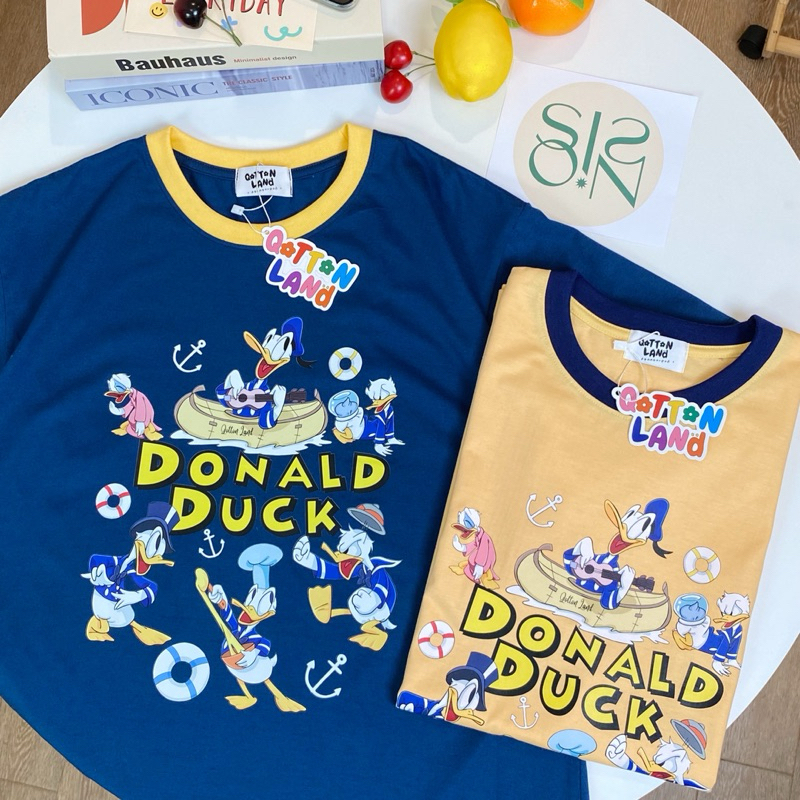 SIS.ON | พร้อมส่ง🧸เสื้อยืดโอเวอร์ไซส์ oversize QT โดนัลเรือ