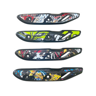 กันร้อน ลายกราฟฟิก ฝาครอบท่อ Wave110i ปี 2013-2024 รุ่นท่อตร…