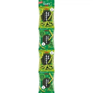 [ยกแถว4ซอง) Calbee PEA SNACK SAYAENDO คาลบี้ ขนมอบกรอบ ทำจากถั่วลันเตา รสเกลือ ขนมญี่ปุ่น ( 12กรัม×4ซอง) 162283