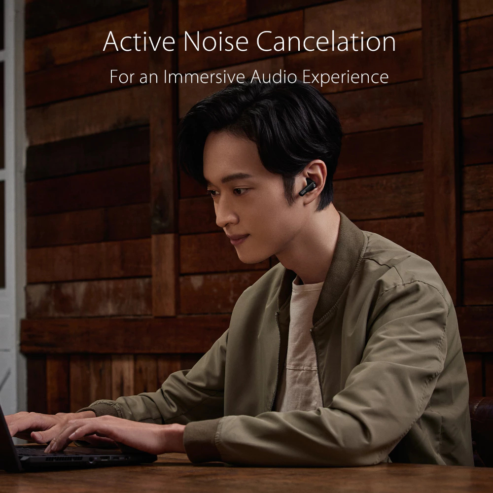 ASUS หูฟังเกมมิ่ง Rog Cetra True Wireless - Black รุ่น ASU-YH03G1-B5UA00