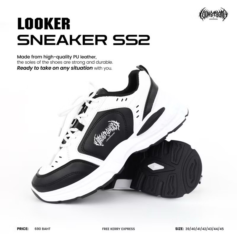 LOOKER - รองเท้าผ้าใบข้อต่ำ