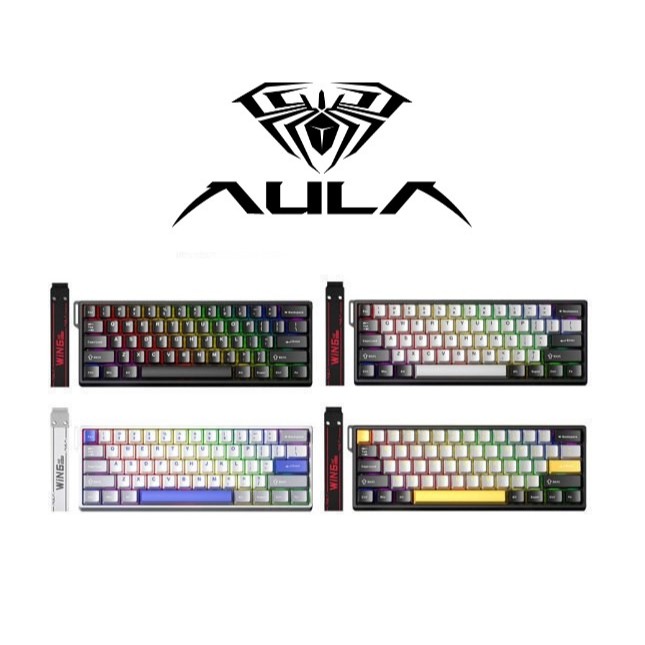 คีย์บอร์ด AULA WIN60HE / WIN68HE Rapid Trigger Keyboard Magnetic Switch win 60 / win 68 คีย์ไทย