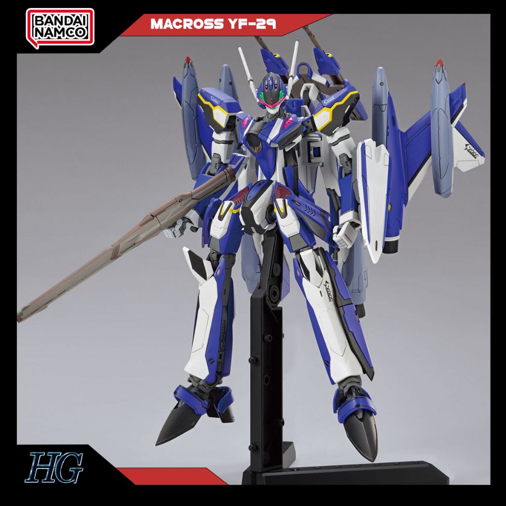 พร้อมส่ง HG 1/100 MACROSS YF-29 DURANDAL VALKYRIE [MAXIMILIAN GENIUS MACHINE] FULL SET PACK