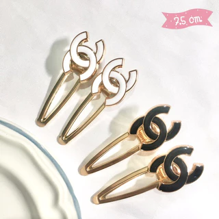 (ราคา/คู่)🌷กิ๊บติดผม กิ๊บปากเป็ดอะไหล่แบรนด์ สไตล์เกาหลี หรูหรา ติดแกรม
