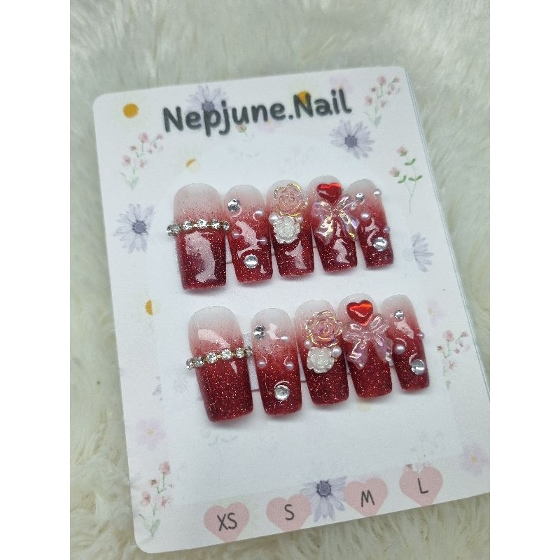 เล็บเจลแท้100%งานไล่สีแฟลช แถมฟรีชุดกาว+ตะไบ