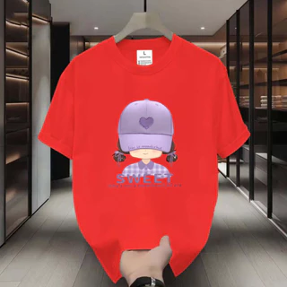 เสื้อยืดสกรีนลายเท่ๆ เสื้อยืดผู้หญิง เสื้อแฟชั่น เสื้อสตรีท เสื้อผ้านุ่มใส่สบายQ0665