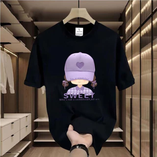เสื้อยืดสกรีนลายเท่ๆ เสื้อยืดผู้หญิง เสื้อแฟชั่น เสื้อสตรีท เสื้อผ้านุ่มใส่สบายQ0665