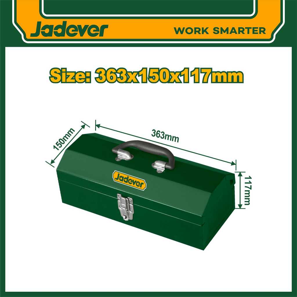 JADEVER กล่องเครื่องมือช่างชนิดเหล็ก #JDTB8A11