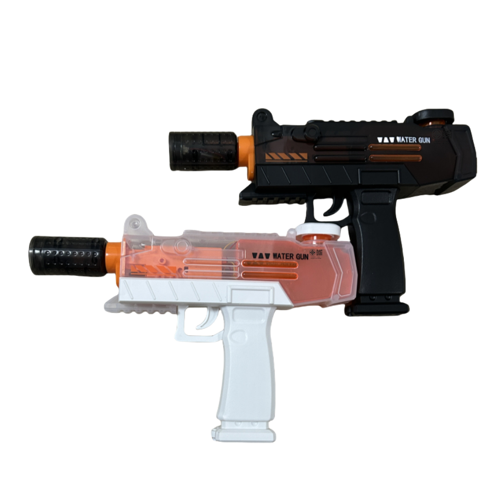 ปืนฉีดน้ำไฟฟ้า ปืนฉีดน้ำอัตโนมัติ UZI ของเล่นเด็ก ปืนฉีดน้ำแรงดันสูง ความจุขนาดใหญ่ เล่นน้ำกลางแจ้ง - รูปที่ 7