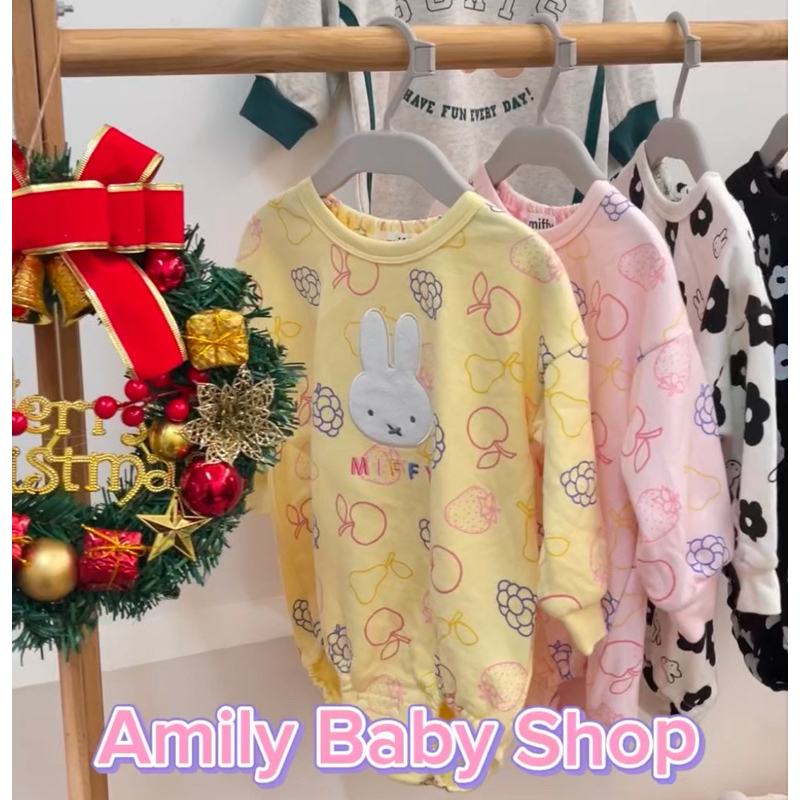 amilybabyshop :  Bodysuit บอดี้สูทแขนยาว Miffy Sale สีพาสเทลหวานๆน่ารักมากค่ะ❤️ สินค้าพร้อมส่ง