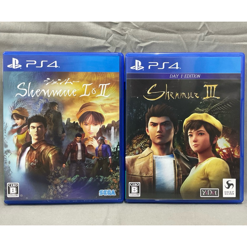 แผ่นแท้ [PS4] รวมทุกภาค Shenmue (Japan) (EN : Unsupport) I & II III 1 2 3