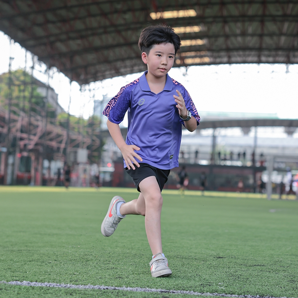 EG5164 KIDS เสื้อฟุตบอลคอวีปกพิมพ์ลายเด็ก AFCON (EGO SPORT)